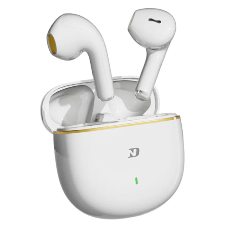 ND Air 3 Bluetooth-compatible 5.4 True Wireless Earbuds 13mm Dynamic Driver Semi In Ear HiFi Headphones - White
