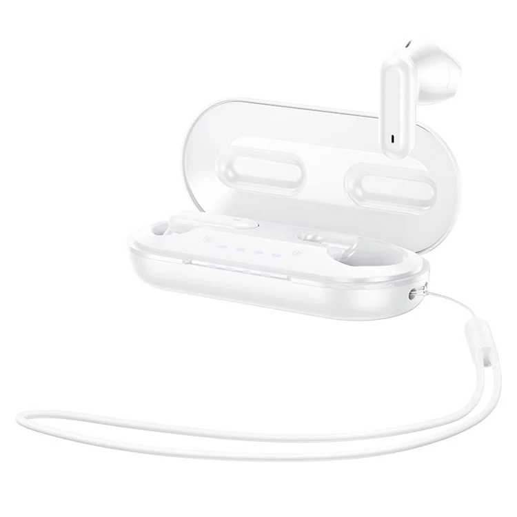 REMAX Cozybuds SH01 TWS Earbuds Wireless Earphones HiFi Stereo Sound Low Latency Gaming Headphones - White