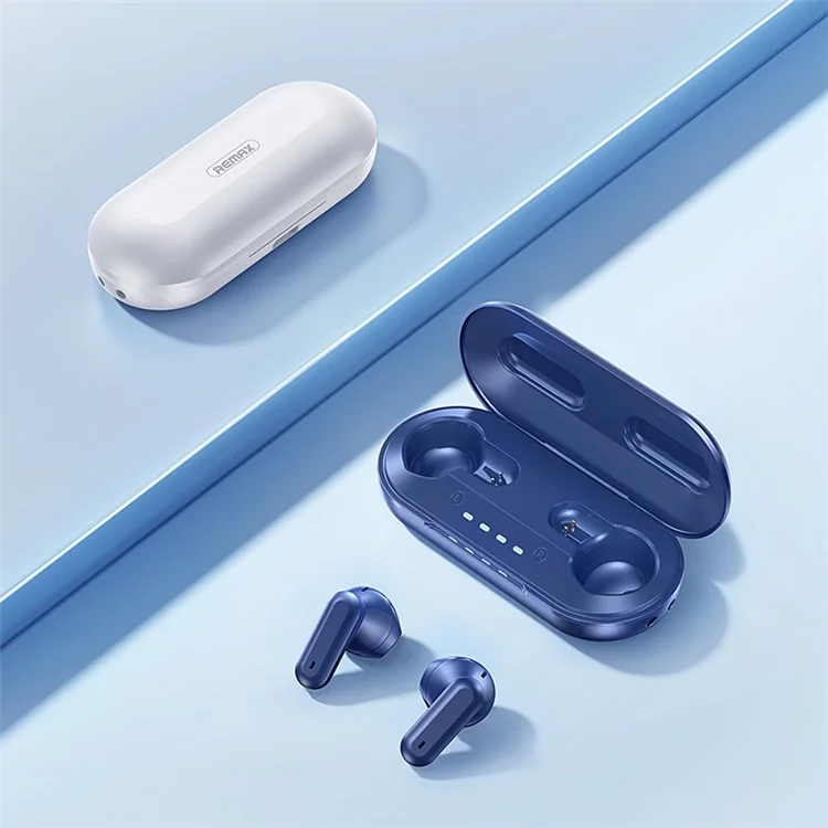 REMAX Cozybuds SH01 TWS Earbuds Wireless Earphones HiFi Stereo Sound Low Latency Gaming Headphones - White