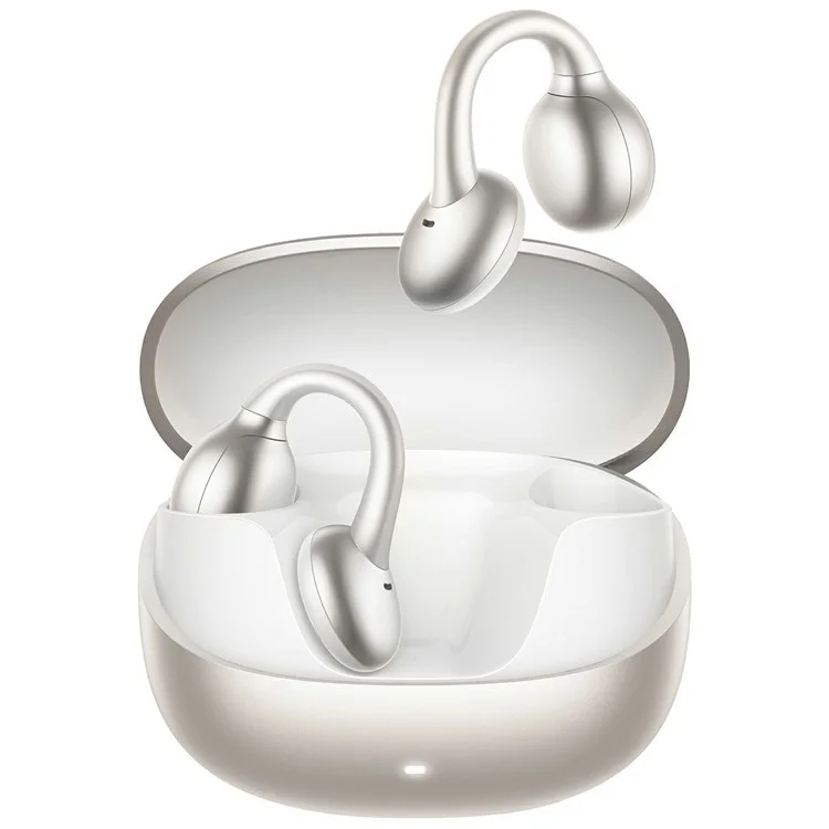 JOYROOM JR-OE3 Open-Ear Clip-On Wireless Headphones Bluetooth-Compatible Earbuds with Deep Bass - Silver