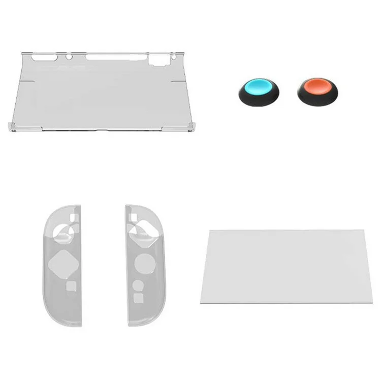 HBS-2817 Für Nintendo Switch 2 Rückseite 3-in-1 Joy-Con Controller Kratzschutz Schutzhülle