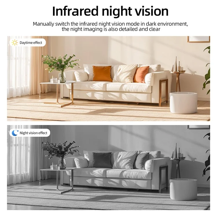 F01 Mini Cube 1080P HD Telecamera con Visione Notturna e Rilevamento di Movimento, Videocamera di Sorveglianza Smart WiFi