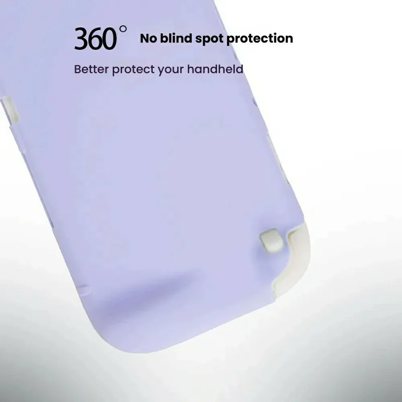 For Nintendo Switch 2 Silicone Case Integrated Design Washable Shockproof Protective Cover - Red