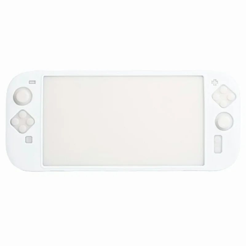 For Nintendo Switch 2 Silicone Case Integrated Design Washable Shockproof Protective Cover - White