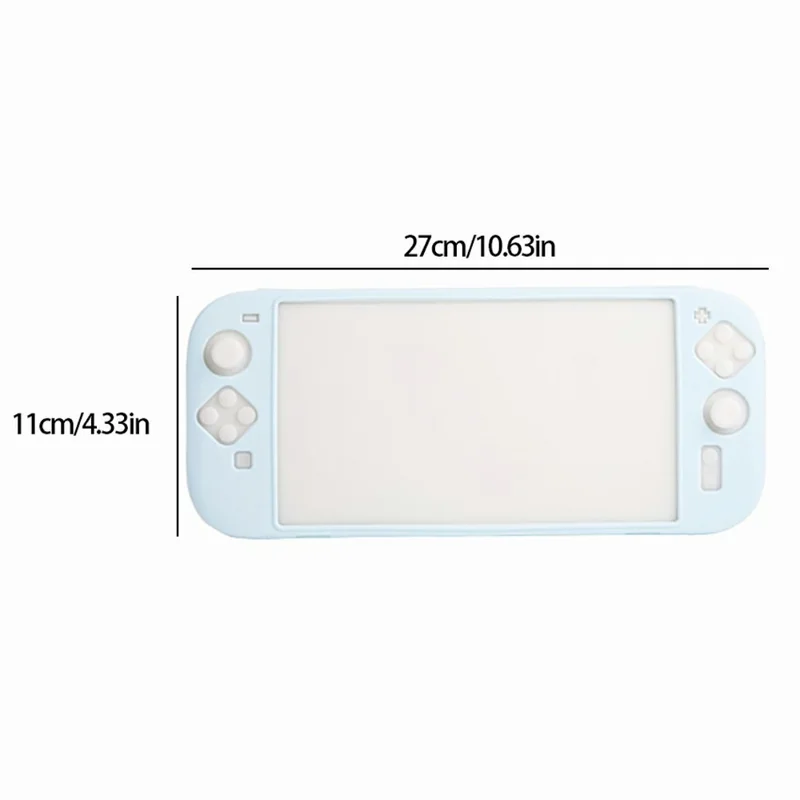 For Nintendo Switch 2 Silicone Case Integrated Design Washable Shockproof Protective Cover - White