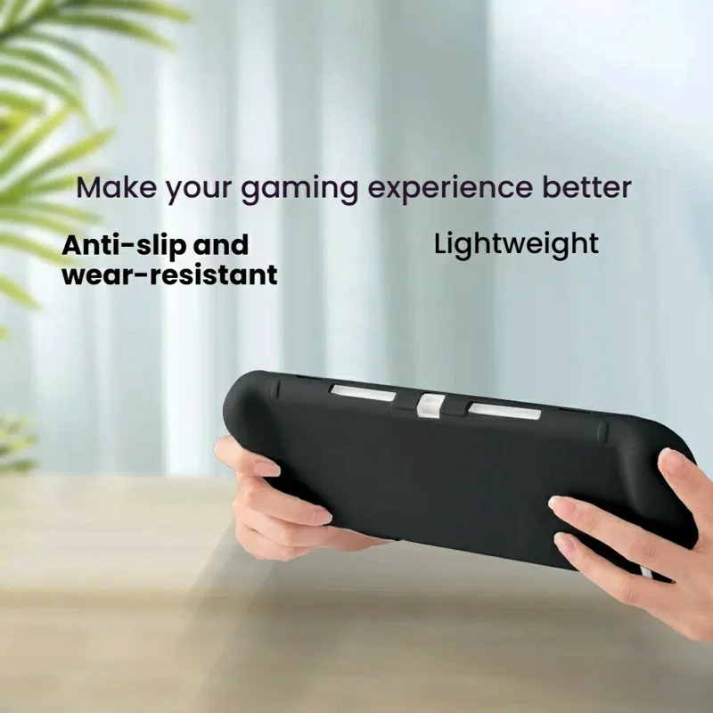 For Nintendo Switch 2 Silicone Case Integrated Design Washable Shockproof Protective Cover - White
