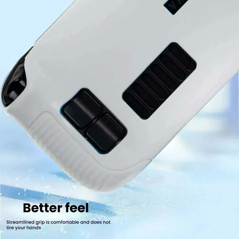 Funda de silicona para Steam Deck Diseño integrado Lavable Resistente a los golpes Cubierta protectora - Negro