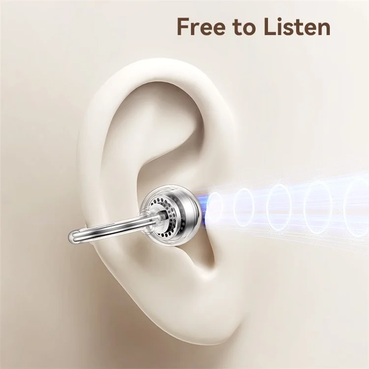 USAMS Echo R02 Bluetooth-совместимые наушники-клипсы Музыкальная гарнитура с временем воспроизведения 25 часов