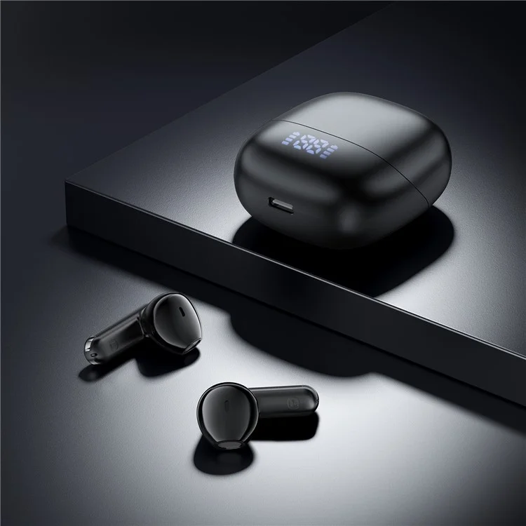 ACEFAST W2 TWS Bluetooth-совместимые беспроводные наушники с активным шумоподавлением и зарядным чехлом со светодиодным дисплеем