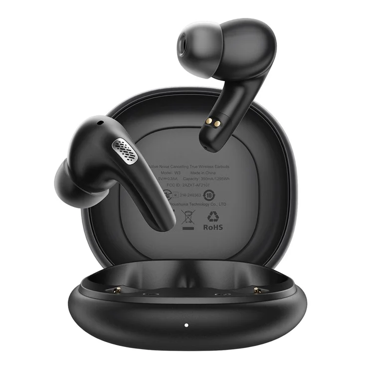 ACEFAST W3 Auricolari TWS Bluetooth con Cancellazione Attiva del Rumore Wireless In-Ear - Nero