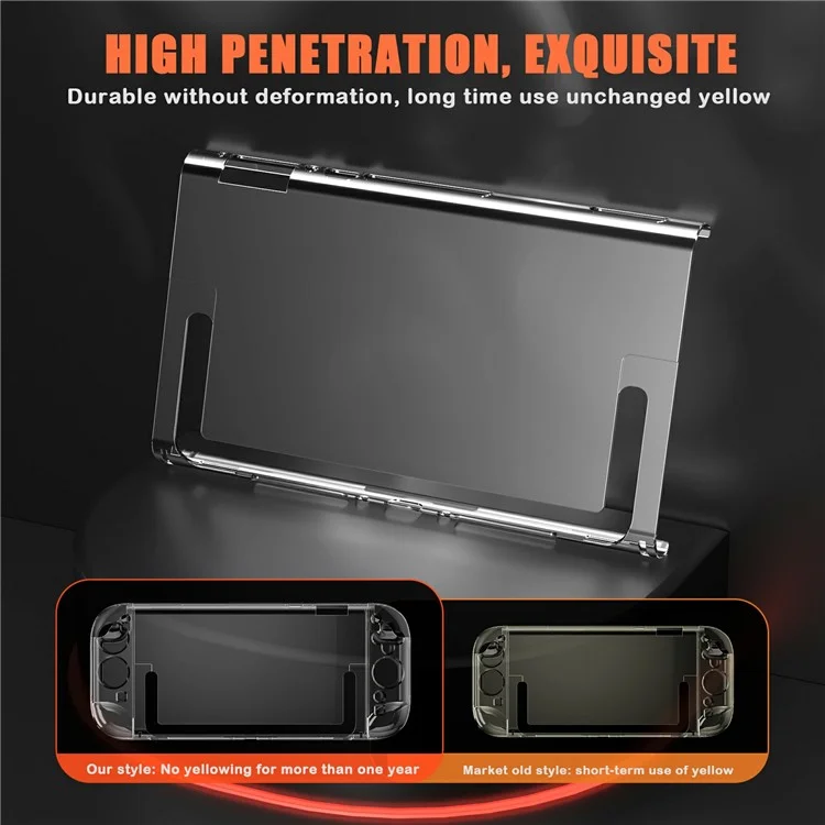 Funda Protectora Transparente Antigolpes para Consola de Juegos Nintendo Switch 2