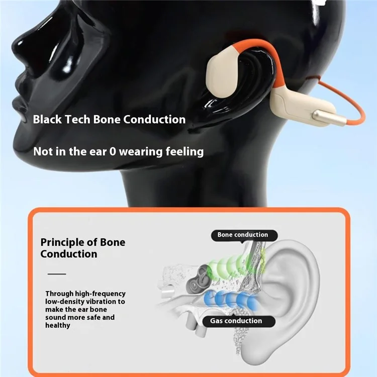 WY5 IPX8 Waterproof Bone Conduction Bluetooth-Compatible Headphones for Swimming Built In 32GB Memory
