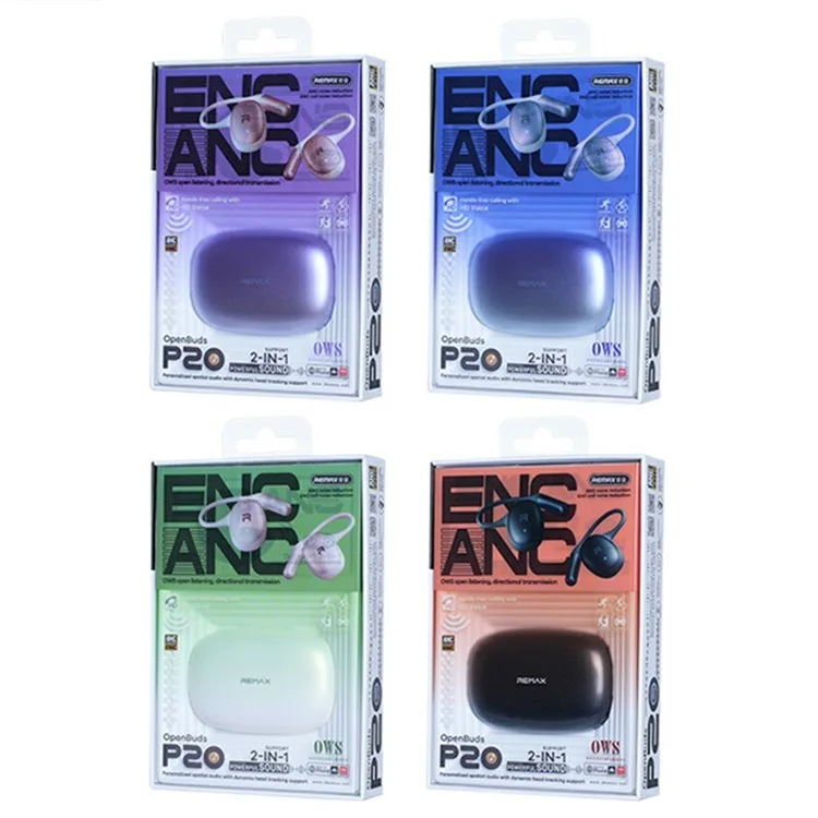 REMAX Openbuds P20 True Wireless Stereo Earbuds For Music Calls ANC Bluetooth-Compatible Earphones - Purple