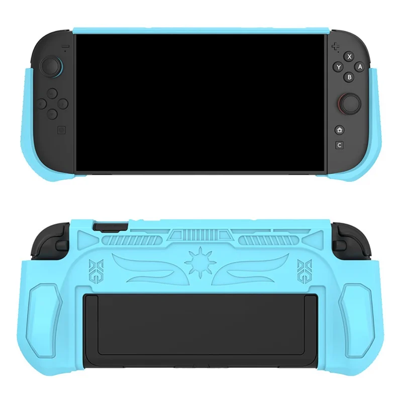 Capa Protetora de TPU para Nintendo Switch 2 - Cobertura Completa, Proteção Contra Impactos - Azul