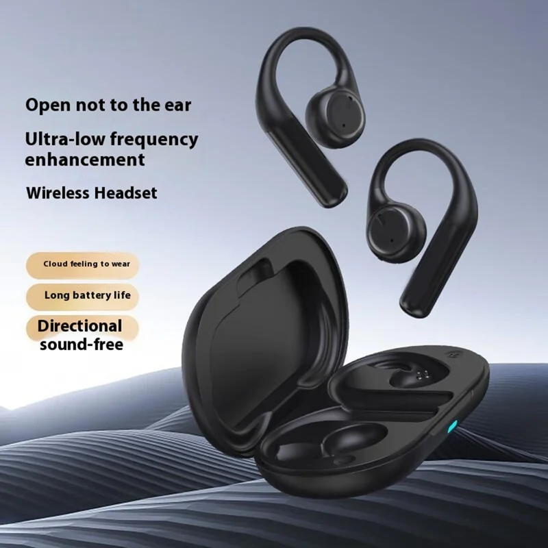 Bulk Purchasing SOUNDER B22 Por Bone Conduction Headset Sports Cycling Open Ear Design Earphones - Beige