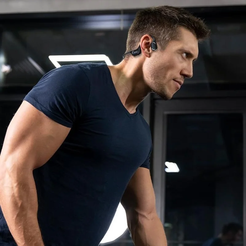 Bulk Purchasing SOUNDER X39 Bone Conduction Headphone Bluetooth-Compatible 5.4 Open Ear Swimming Running Headset - Black