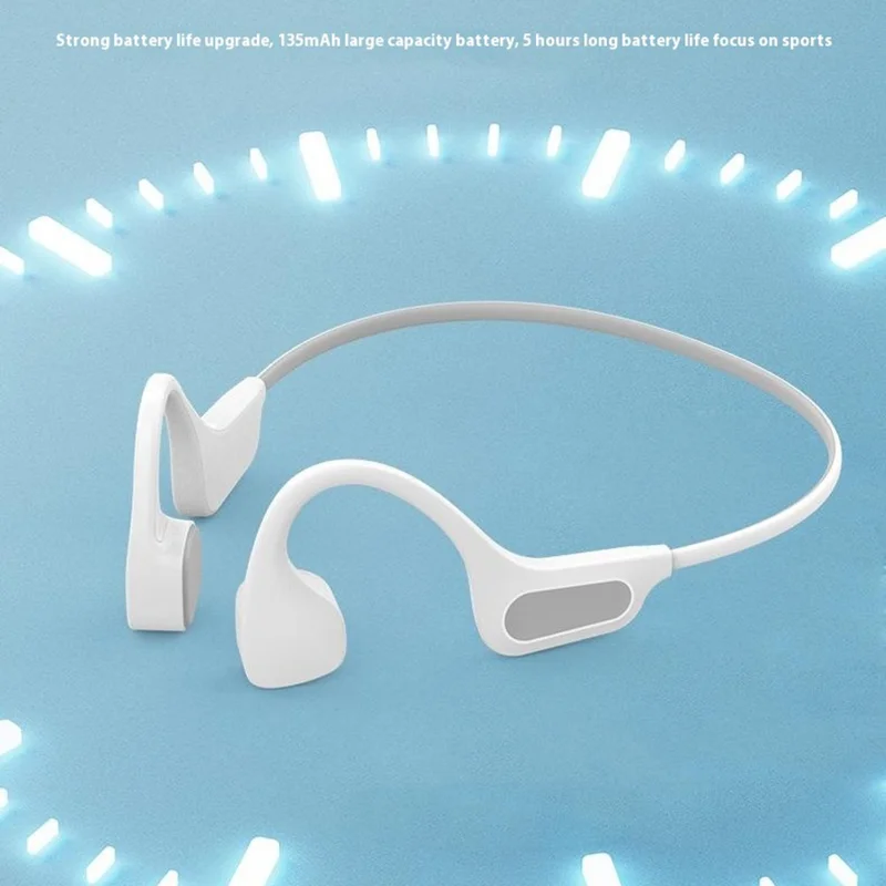 Bulk Purchasing SOUNDER X10 Bone Conduction Bluetooth-Compatible Headphone 16GB Memory Open Ear Swimming Sports Headset - White