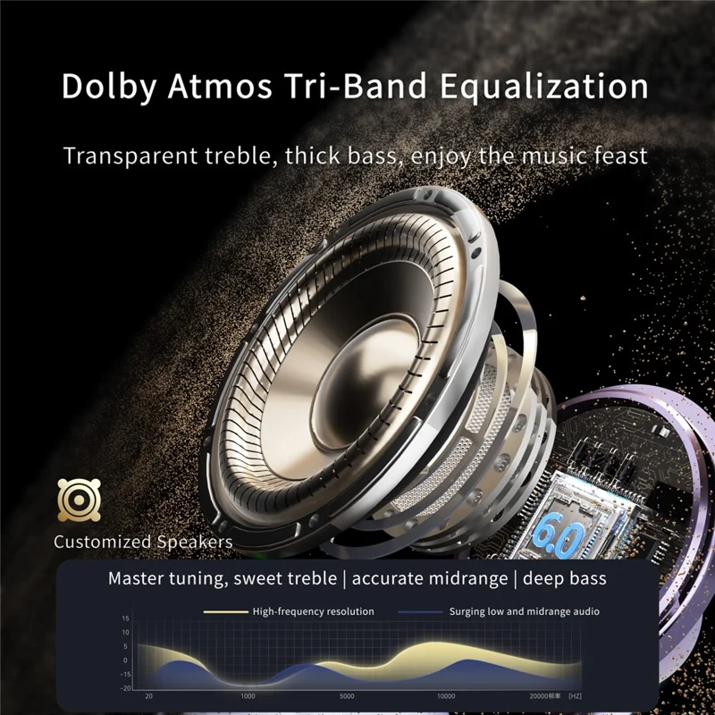 F22 Ear Clip OWS Bluetooth-Compatible Earbuds ENC Noise Reduction Semi In Ear Gaming Earphones - Red