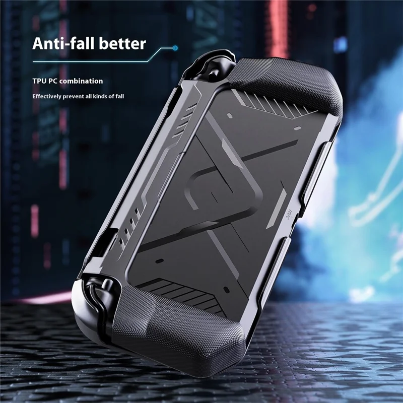 Per Nintendo Switch 2 Custodia protettiva Anti caduta TPU + Guscio in PC - Nero