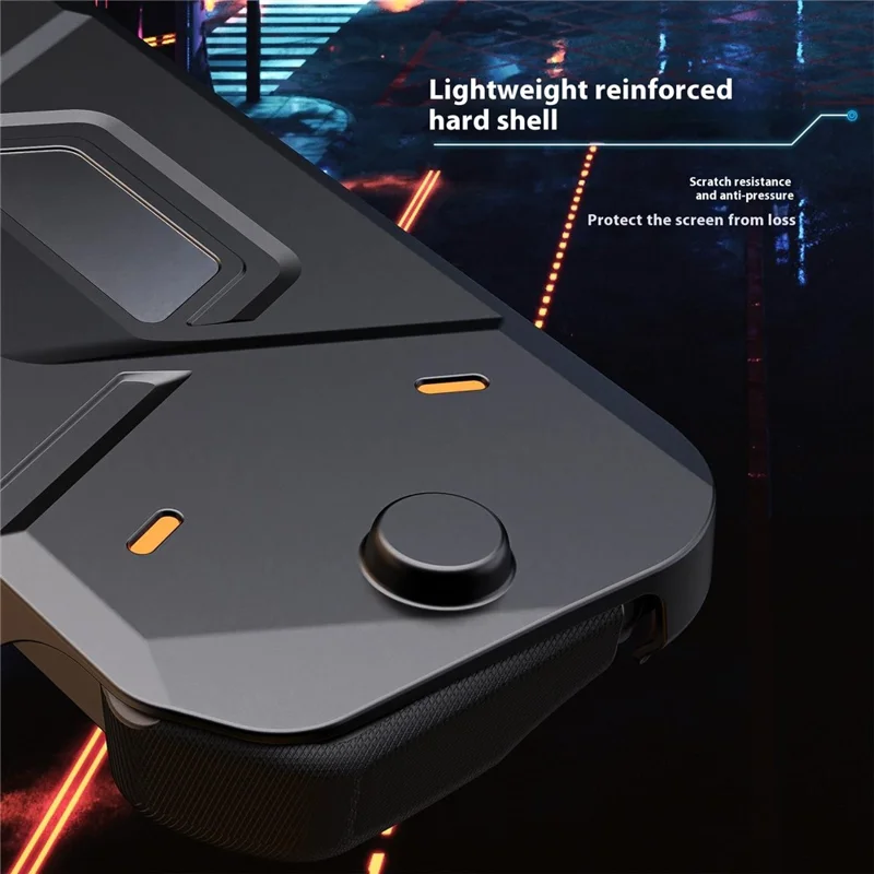 Per Nintendo Switch 2 Custodia protettiva Anti caduta TPU + Guscio in PC - Nero