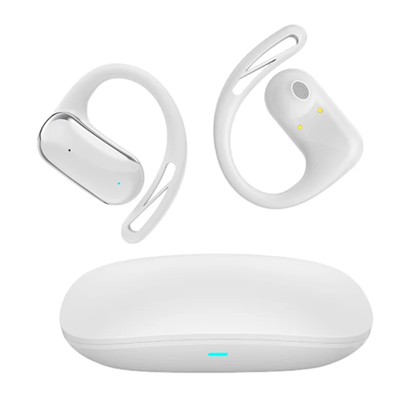 Auricolari wireless T25 OWS Bluetooth con traduzione multilingua per musica - Bianchi