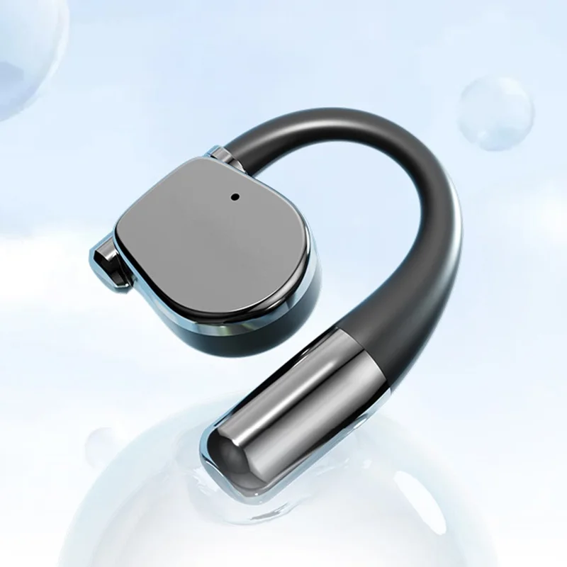 M111 Bluetooth-compatible 5.4 Earbuds Noise Reduction HD Audio Open Ear Wireless Headphones - Nude