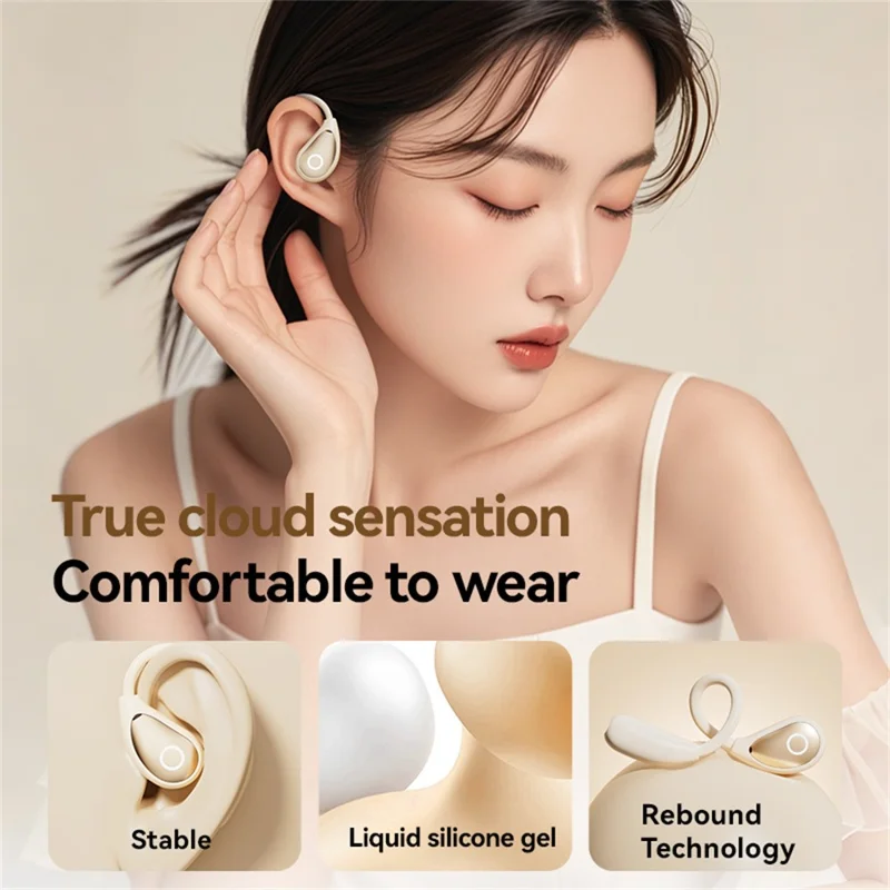 Auricolari Bluetooth M95 HiFi con Traduzione AI in 144 Lingue per Sport - Nude