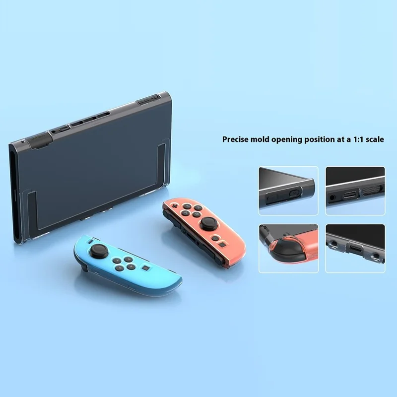 HONSON HS-SW2032 Для Nintendo Switch 2 Прозрачный Чехол ПК Тонкий Защитный Чехол Прозрачный Корпус Противоударный / Небьющийся