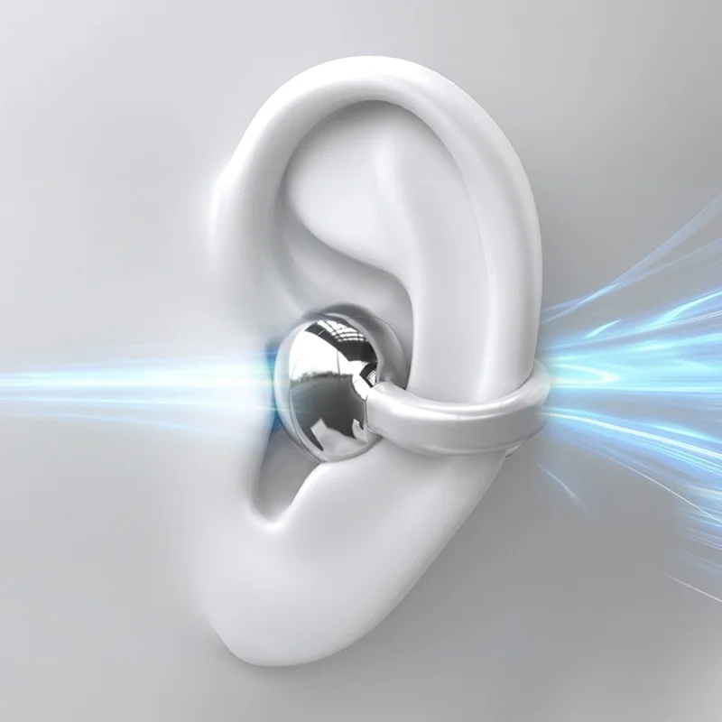 W19 TWS Bluetooth-совместимые беспроводные наушники 5.4 без вкладышей с креплением для спортивного бега - Хаки