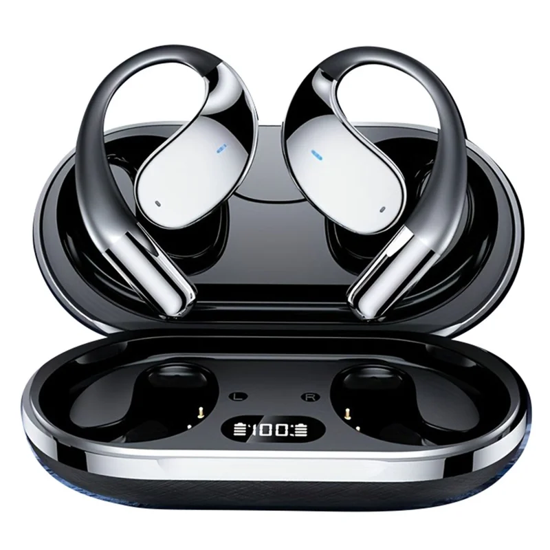 Q39 Auricolari con Traduzione in 144 Lingue, Audio HiFi, Bluetooth, Cuffie Musicali Open Ear - Nero