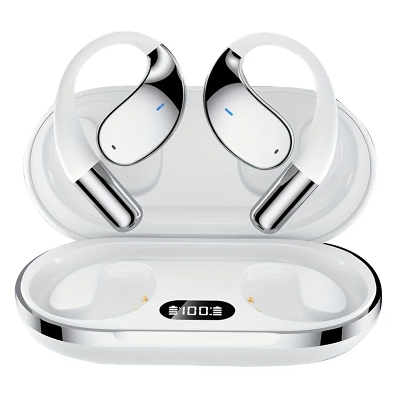 Q39 144 Languages Translation Earbuds HiFi Sound Open Ear Bluetooth-compatible Music Earphones - Nude
