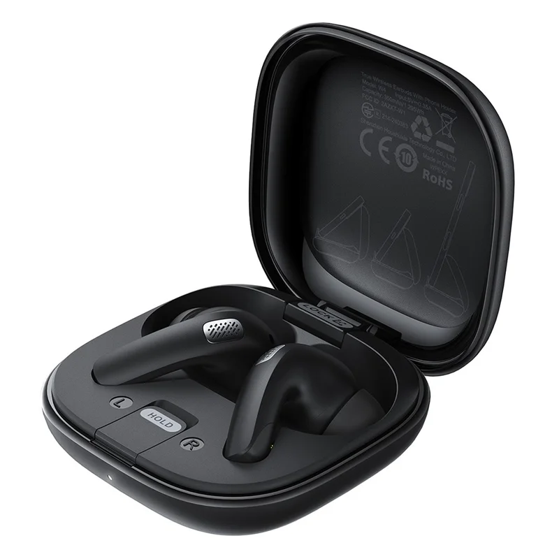 ACEFAST W4 TWS Bluetooth-kompatible In-Ear-Kopfhörer IPX4 Wasserdicht mit Telefonständer-Funktion - Schwarz