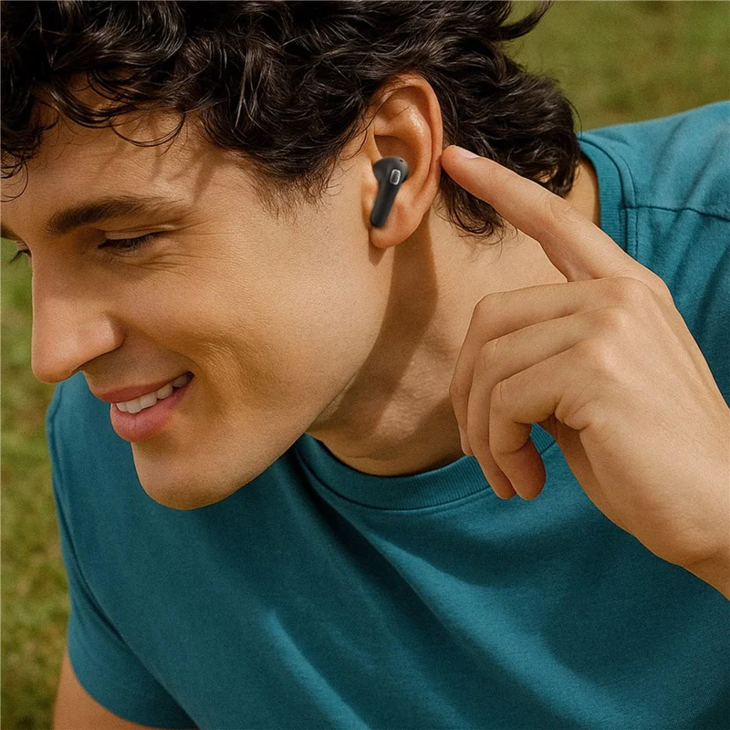 ACEFAST W4 TWS Bluetooth-kompatible In-Ear-Kopfhörer IPX4 Wasserdicht mit Telefonständer-Funktion - Schwarz