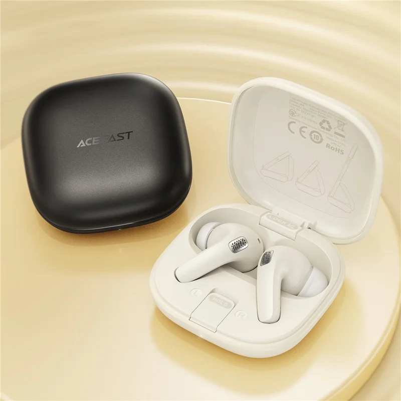 ACEFAST W4 TWS Bluetooth-kompatible In-Ear-Kopfhörer IPX4 Wasserdicht mit Telefonständer-Funktion - Schwarz