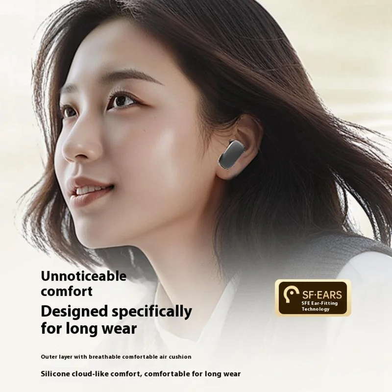 S09 Wireless Earbuds with Full Color Touch Screen Charging Case Noise Cancellation Bluetooth-compatible Headphones - White