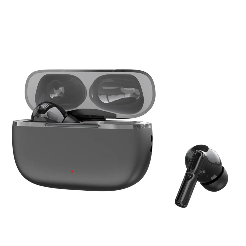 MAX50 Drahtloser Bluetooth-kompatibler Kopfhörer mit starkem Bass, aktiver Geräuschunterdrückung, CVC Musik-Gaming-Ohrhörer - Schwarz