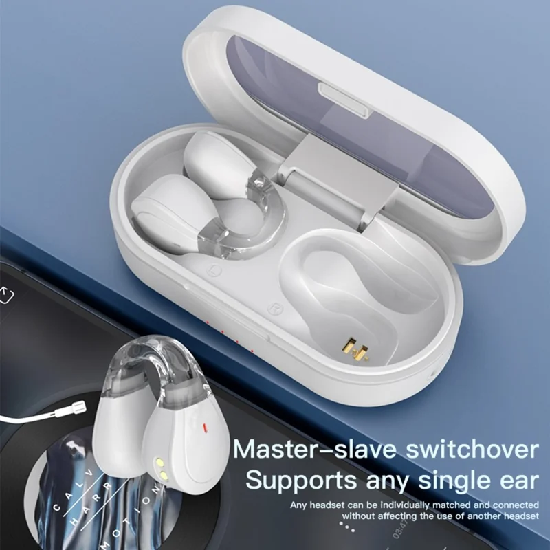 Q60 Kabellose Bluetooth-kompatible Stereo-Kopfhörer Wasserdicht mit Touch-Steuerung Ohrhörer - Schwarz