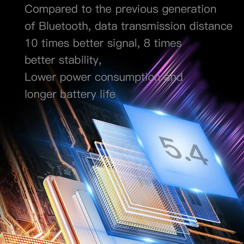 OWS-15 Bluetooth-Compatible Headset Noise Cancelling True Wireless Ear Clip Music Gaming Earphones - White