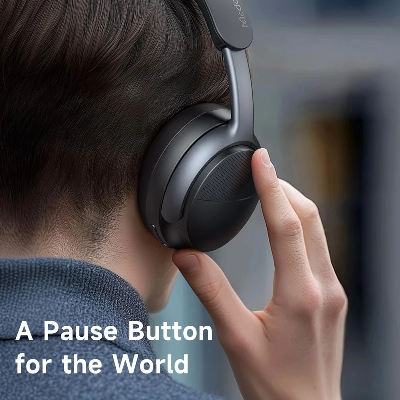 MCDODO HP-142 Auriculares Superiores con Cancelación Activa de Ruido Bluetooth - Negro