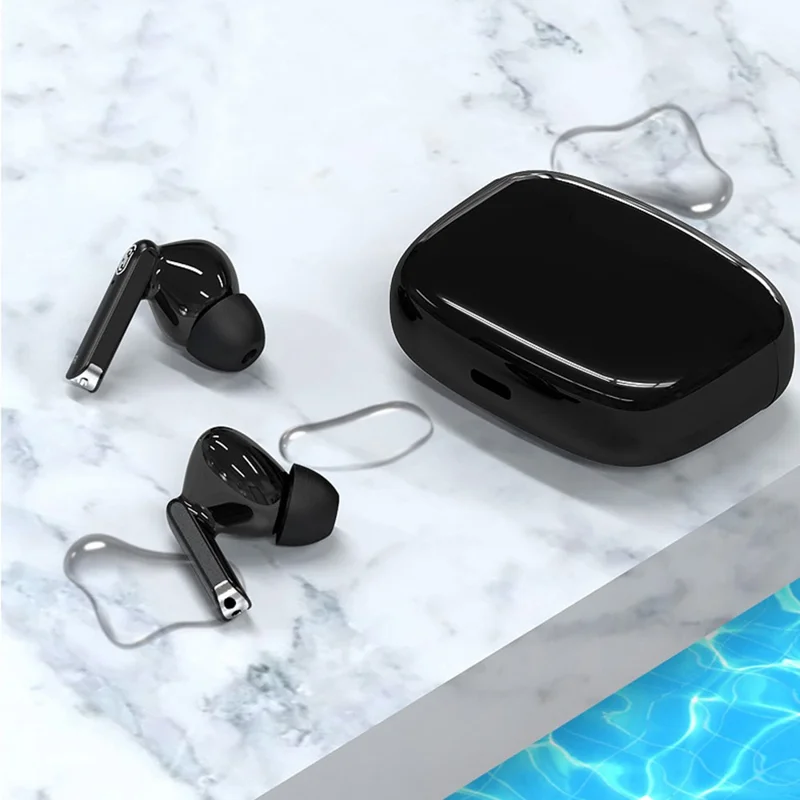 Y113 Smart Voice Translation Earbuds Multi Language Real Time Interpreter In Ear Bluetooth-Compatible Earphones - Black