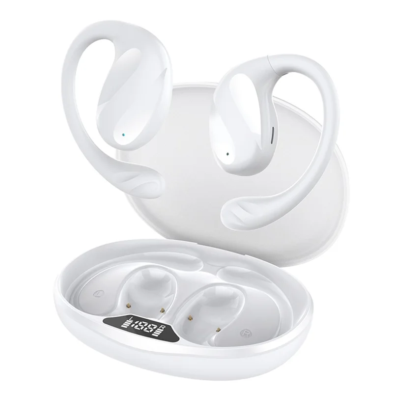 Auriculares Traductores TW100 con Intérprete de Voz en 144 Idiomas, Bluetooth, Traducción de Fotos por IA y Llamadas de Vídeo - Blanco