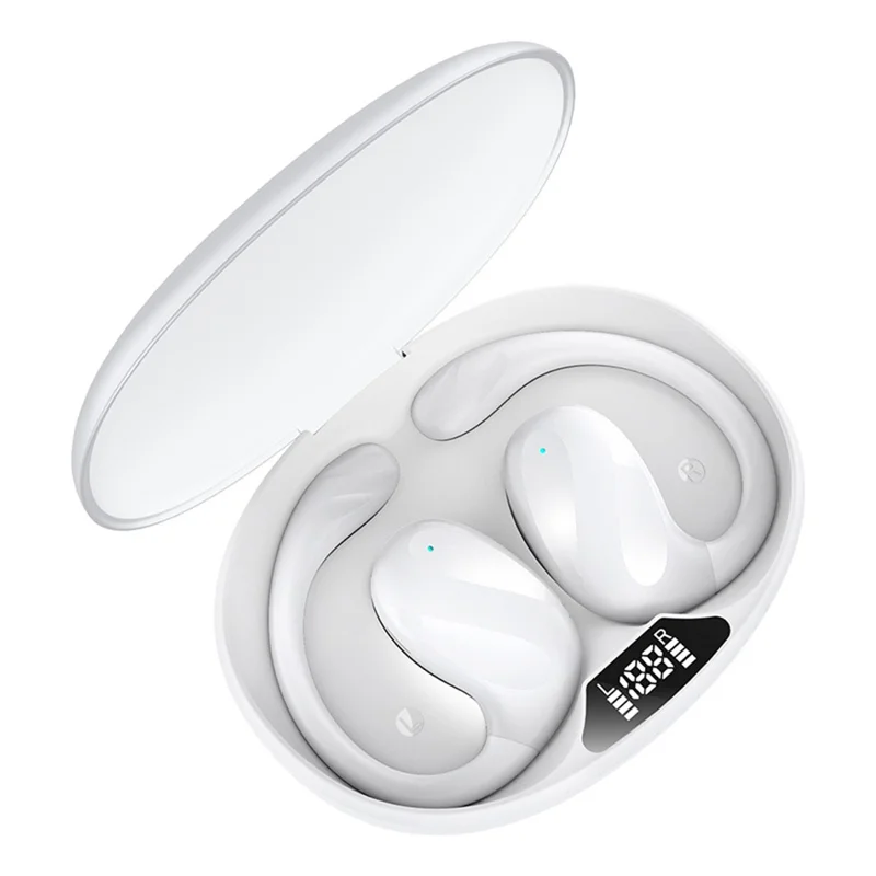 Auriculares Traductores TW100 con Intérprete de Voz en 144 Idiomas, Bluetooth, Traducción de Fotos por IA y Llamadas de Vídeo - Blanco