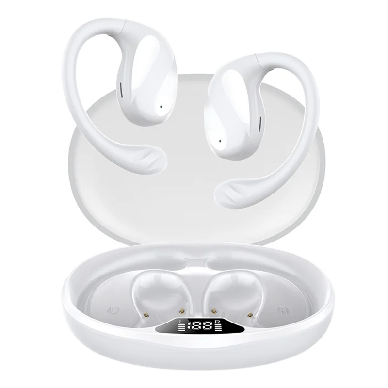 Auriculares Traductores TW100 con Intérprete de Voz en 144 Idiomas, Bluetooth, Traducción de Fotos por IA y Llamadas de Vídeo - Blanco
