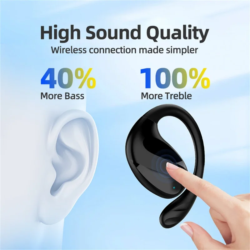 Auriculares Traductores TW100 con Intérprete de Voz en 144 Idiomas, Bluetooth, Traducción de Fotos por IA y Llamadas de Vídeo - Blanco