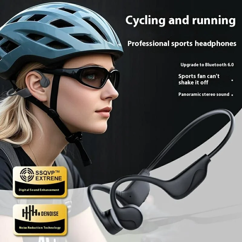 X3 Bone Conduction Headphones Open Ear Waterproof Wireless Headset for Sports Running