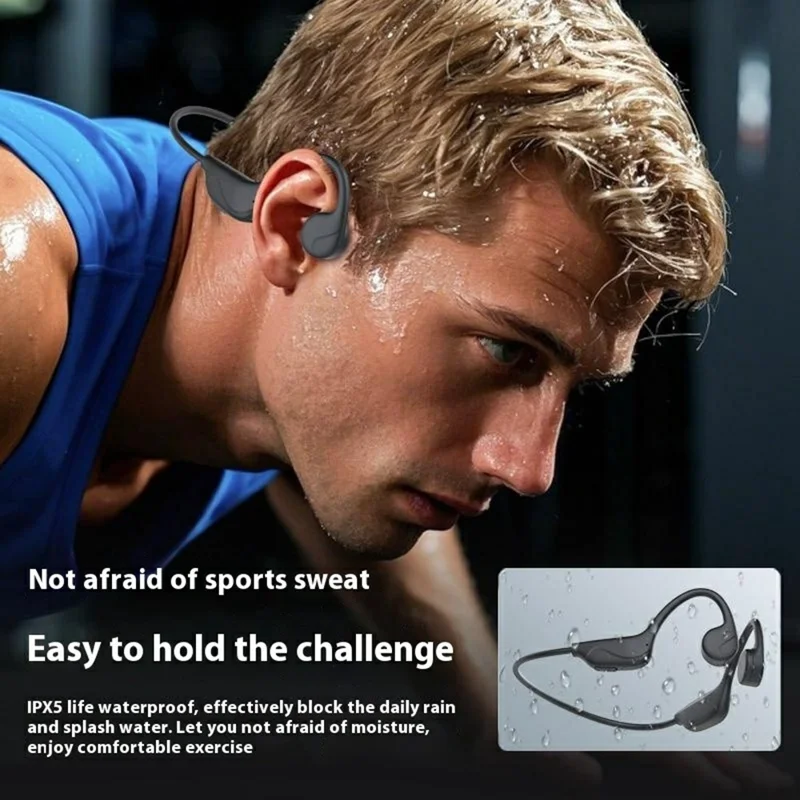 X3 Bone Conduction Headphones Open Ear Waterproof Wireless Headset for Sports Running
