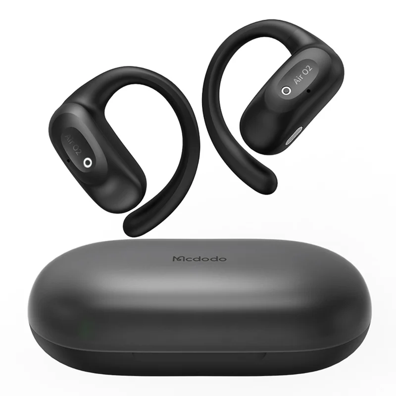 MCDODO HP-805 Air O2 Open Ear True Wireless Earbuds Bluetooth-kompatible Musik-Kopfhörer - Schwarz