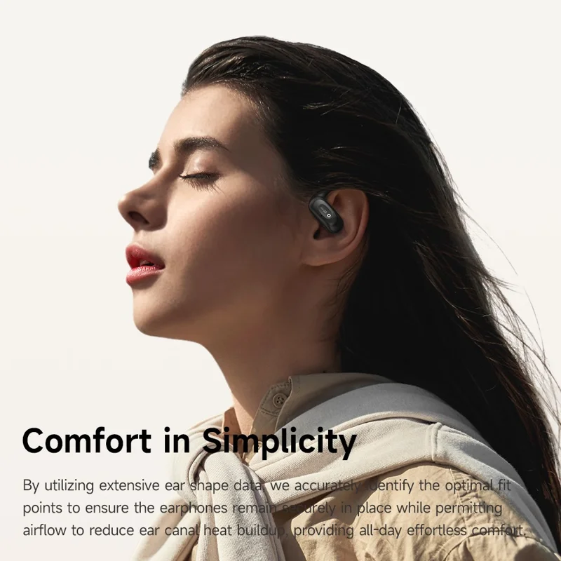 MCDODO HP-805 Air O2 Open Ear True Wireless Earbuds Bluetooth-kompatible Musik-Kopfhörer - Schwarz