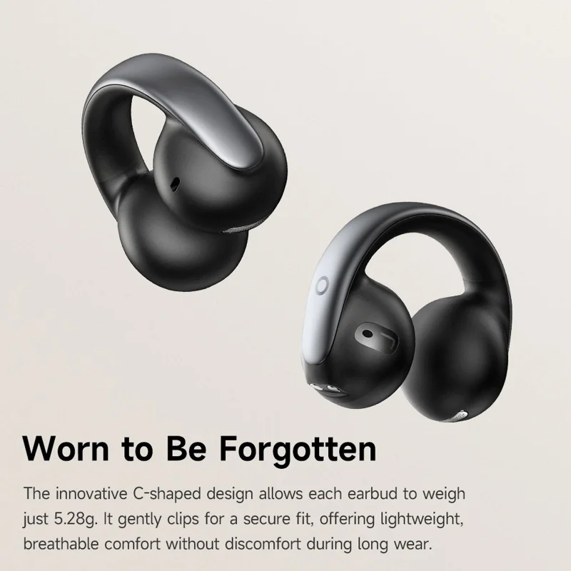 MCDODO HP-816 Clip On C Shape Earbuds Bluetooth-compatible Open Ear Headphones with LED Battery Display
