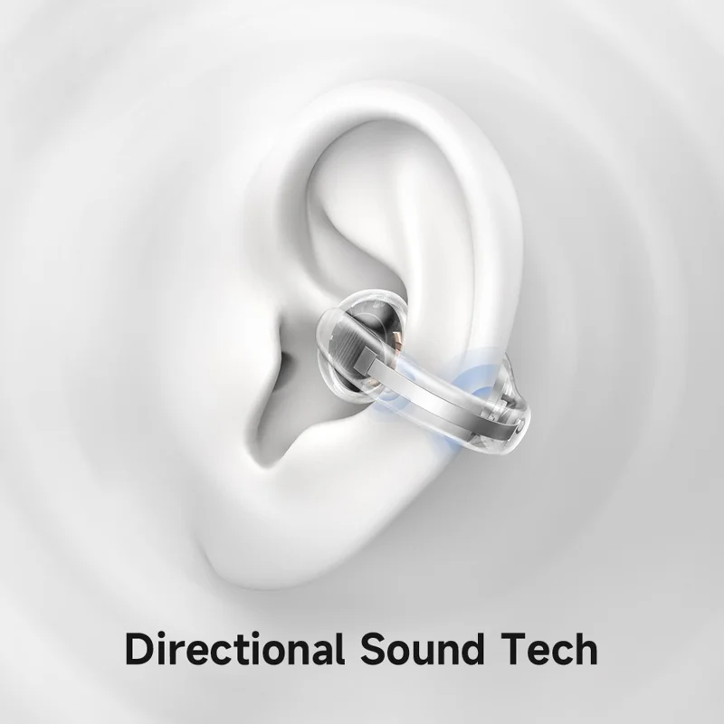 MCDODO HP-816 Clip On C Shape Earbuds Bluetooth-compatible Open Ear Headphones with LED Battery Display